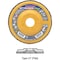 United Abrasives/Sait United Abrasives - Sait Ovation Attacker Flap Disc T27 5"x 5/8-11" 40 Grit Zirconium 72315 - alternate 1